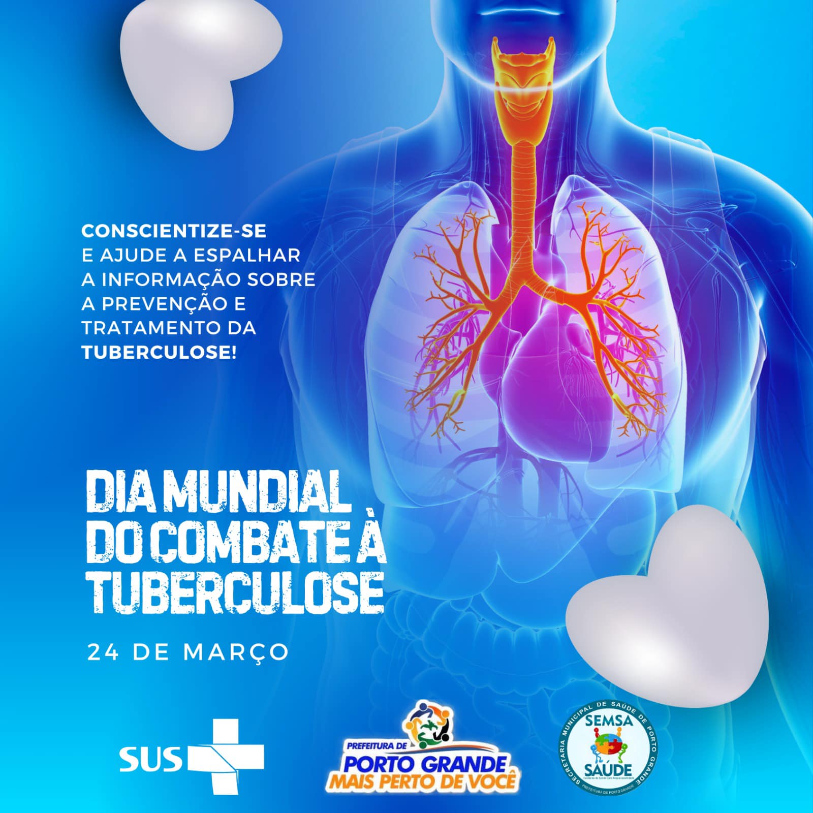 DIA MUNDIAL DE COMBATE A TUBERCULOSE - PORTO GRANDE